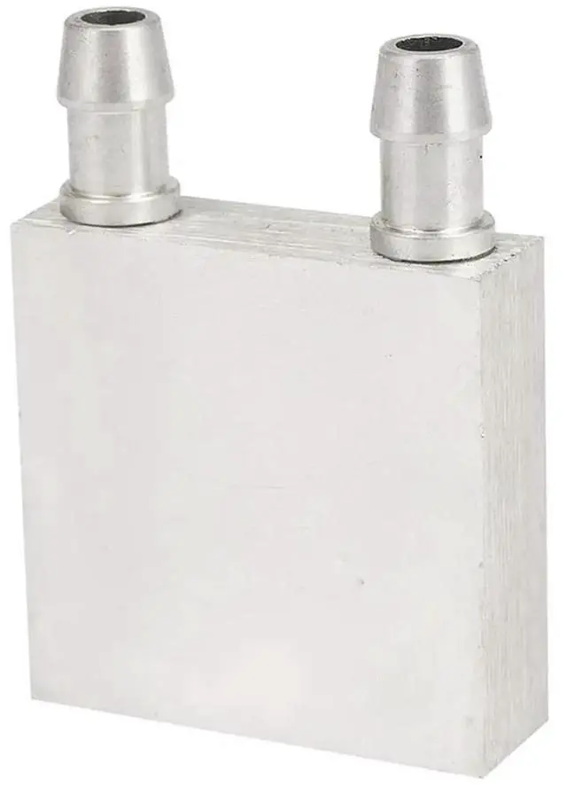 Alt view image 3 of 4 - 6X Primary Aluminum Alloy Water Cooling Block 40X40mm For Liquid Water Heat Sink System Silver For PC Laptop CPU