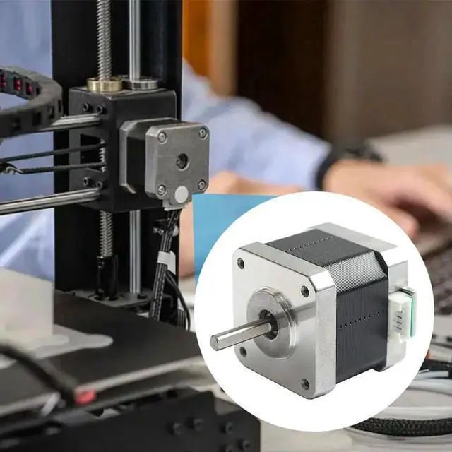 Alt view image 4 of 4 - Nema 17 Stepper Motor Step Motor 1.8° Stepper Angle 3D Printer Part Or CNC No Connecting Cable for Anycubi Mega Vype-r Extruder