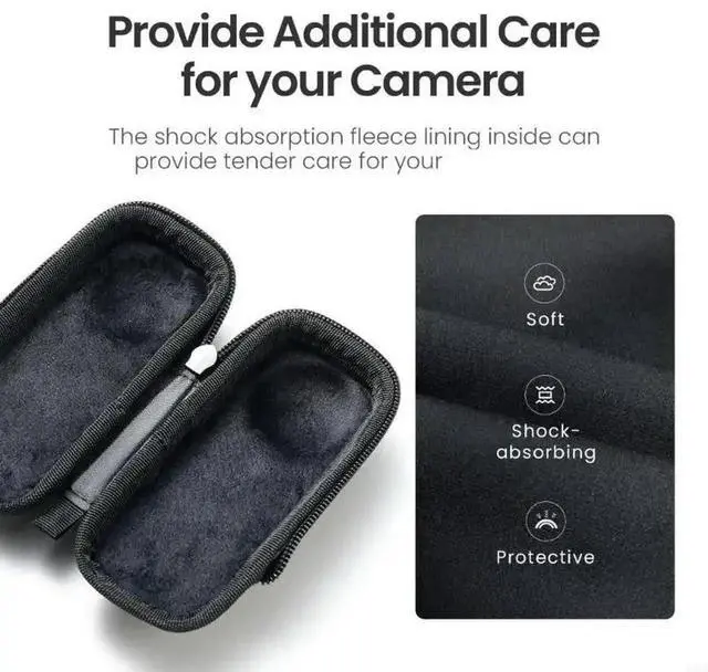 Alt view image 2 of 4 - Portable EVA Protective Carrying Case For 360 Camera Accessories Shockproof