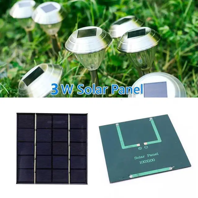 Alt view image 4 of 4 - 3W 5V Solar Panel Charger Phone Power Bank Portable Solar Panel for Solar Light for 3.7V 3-5V /Phone Charger