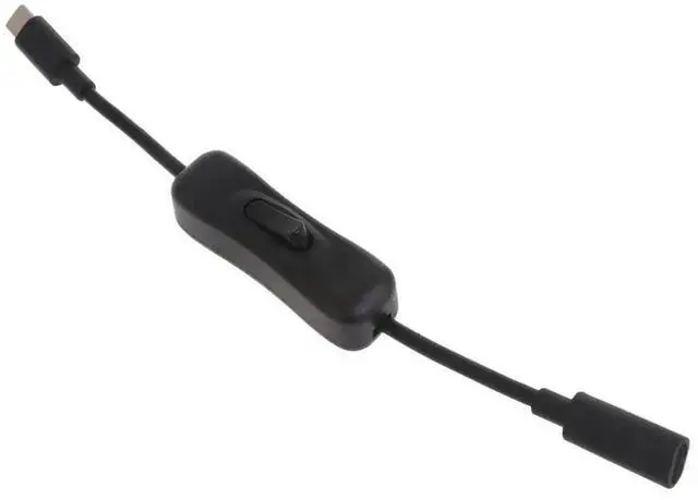 Alt view image 4 of 4 - for Raspberry Pi Power Switch,USB C Male to Female Type C Extension Cable Inline On/Off Switch for Raspberry Pi 4