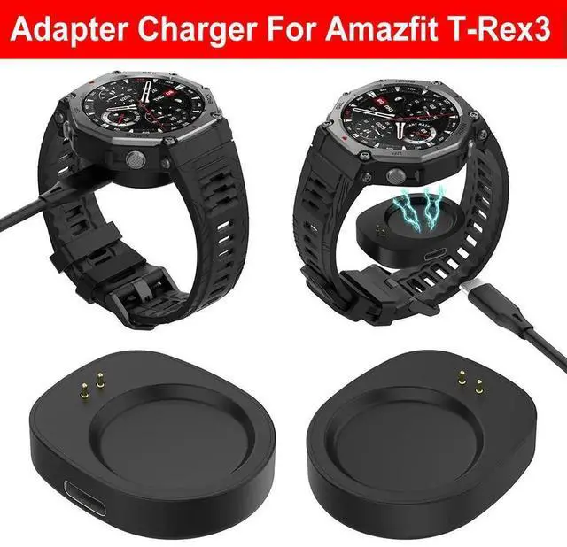 Alt view image 3 of 4 - Charger Adapter Charging Adapter Type C Charging Dock Magnet Converter Charger Converter for Amazfit T-Rex 3 A2322/Balance A2286