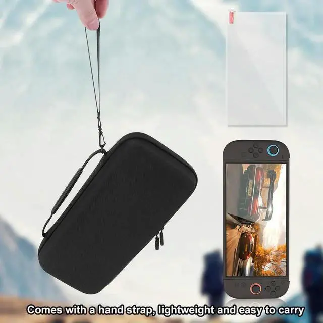Alt view image 5 of 7 - EVA Carrying Case & Screen Protector for Switch 2 Portable Bag with 10 Game Cards Holder Organizer Bag Games Accessories