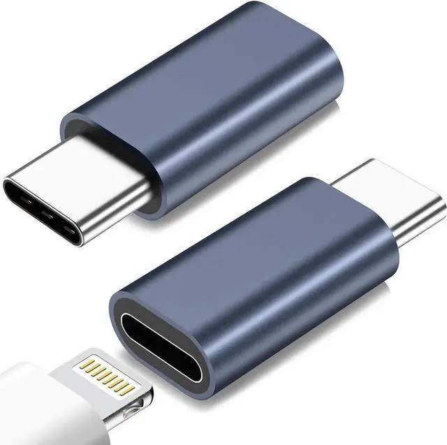 Main image of for Lightning Female to USB C Male Adapter for iPhone 15/15 Pro/15 Pro Max/15 Plus,for iPad Air,for Samsung,Support Charging&Data Transfer,Type C Charger Connector Cable,Not for Audio/OTG,Blue