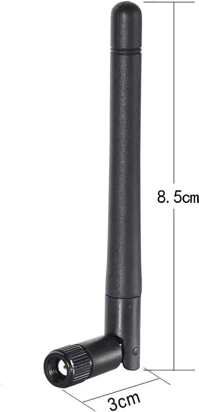 Alt view image 2 of 7 - JAENFONG Dual Band WiFi 2.4GHz 5GHz 5.8GHz 3dBi MIMO RP-SMA Male Antenna (4-Pack) for WiFi Router Wireless Network Card USB Adapter Security IP Camera Video Surveillance Monitor