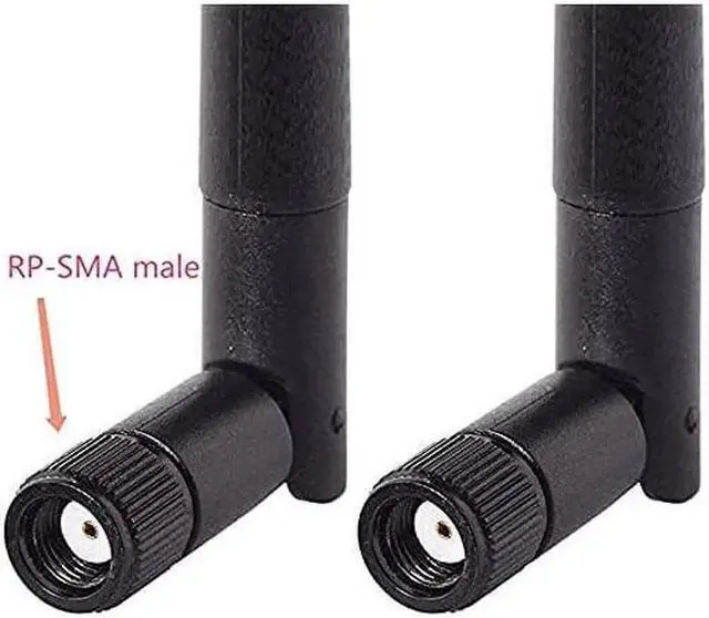 Alt view image 7 of 7 - JAENFONG Dual Band WiFi Antenna 2.4GHz 5GHz 5.8GHz 3dBi MIMO RP-SMA Male (2-Pack) + 2 x 12 inch u.fl to Rp-SMA Cable for WiFi Router Wireless Mini PCI Express PCIE Network Card Adapter