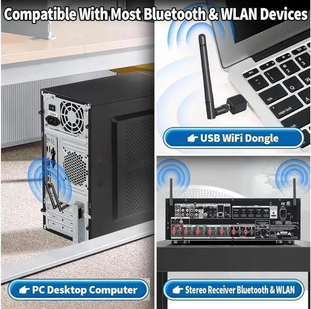 Alt view image 5 of 7 - JAENFONG Dual Band WiFi 2.4GHz 5GHz 5.8GHz 3dBi MIMO RP-SMA Male Antenna (2-Pack) for WiFi Router Wireless Network Card USB Adapter Security IP Camera Video Surveillance Monitor