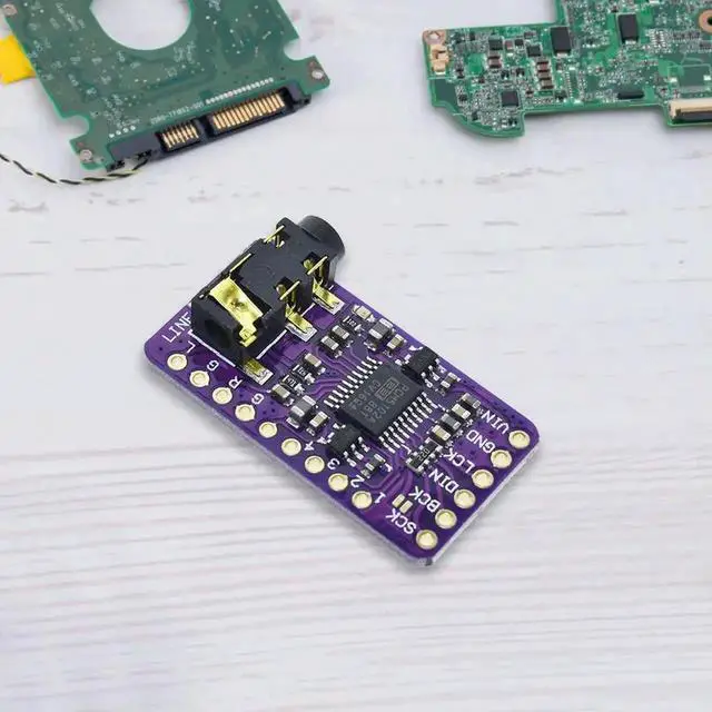 Alt view image 2 of 4 - PCM5102 PHAT Format Player Module I2S IIS Interface GY-PCM5102 DAC -To-Analog Converter Voice Module for Raspberry Pi