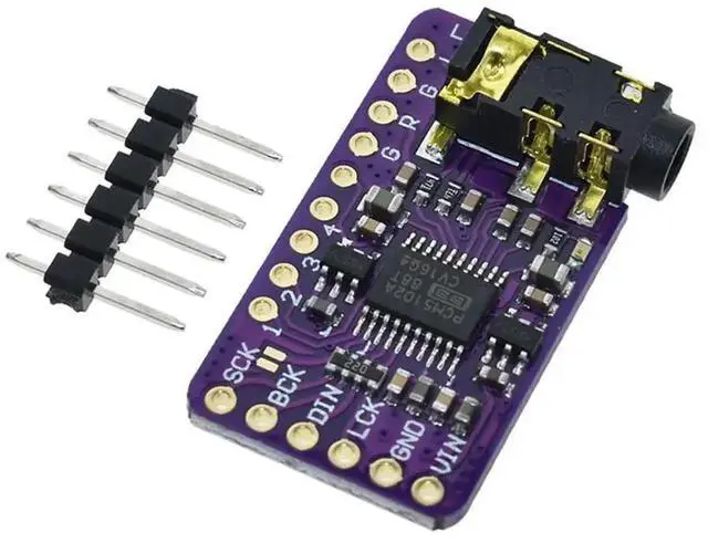 Main image of PCM5102 PHAT Format Player Module I2S IIS Interface GY-PCM5102 DAC -To-Analog Converter Voice Module for Raspberry Pi