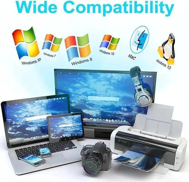 Alt view image 6 of 7 - JAENFONG KVM Switch 2 Monitors 2 PCs, KEHIPI 4K@60Hz HDMI KVM Switch with Audio, Keyboard Video Mouse Peripherals Display Port Switcher, UHD Support, USB 3.0 Hub, Hotkeys