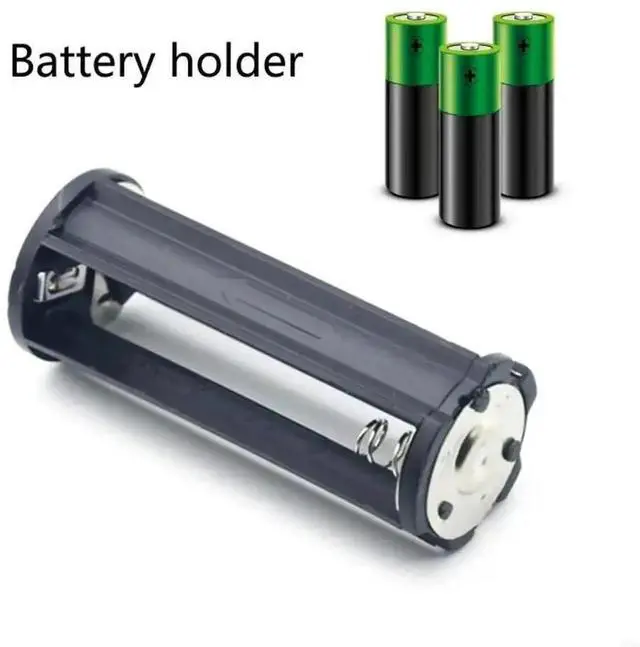 Alt view image 4 of 4 - 1PC Black Holder for 3 x 1.5V AAA Batteries for LED Flashlight Torch LAmp 3 x AAA for Case