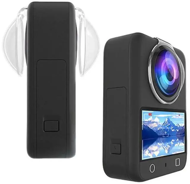 Alt view image 4 of 7 - For Osmo 360 Action Camera Lens Guard Wear Resist Camera Protective Cover Seamless Plastic Lens Cover Camera Accessories