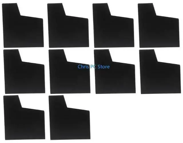 Alt view image 4 of 7 - Anti-dirts Protective Cover Dust for Protection for Case Protector Game Cartridge Sleeve Suitable for NES Black 10 P