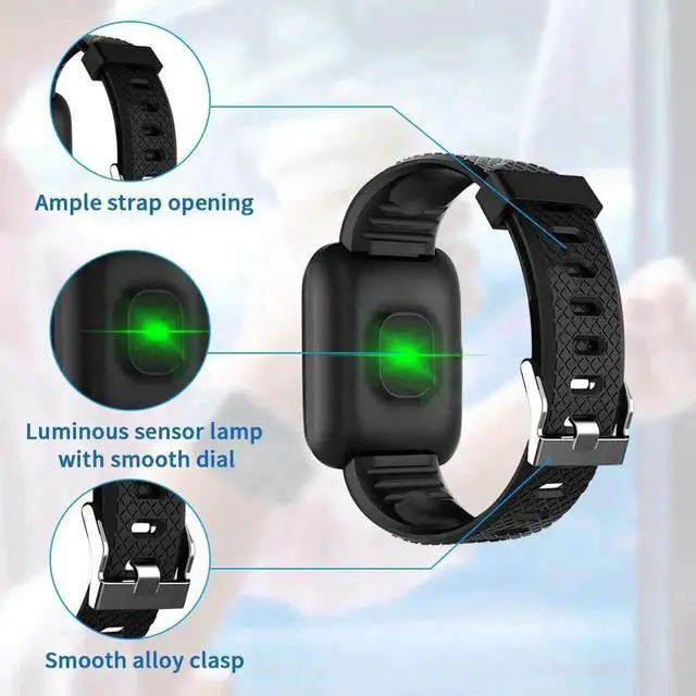 Alt view image 7 of 7 - JAENFONGFitness Tracker, IP67 Waterproof 1.3" Touch Screen Heart Rate Monitor Watch Kids Activity Trackers Smart Watch for Women Men Boy Girl Sleep Monitor Step Counter Calorie Counter for Android iOS