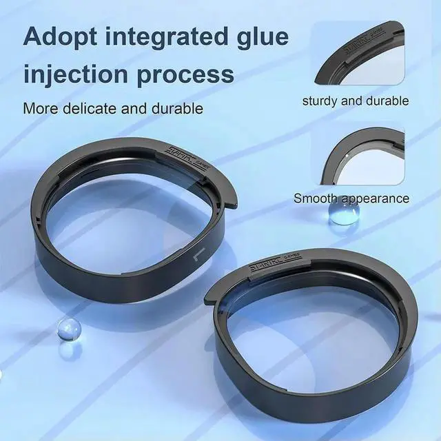 Alt view image 3 of 4 - For Quest 3S Anti-Blue Light Lenses Anti-Scratch Ring Lenses Optical Lenses for Quest 3S VR Glasses VR Accessories