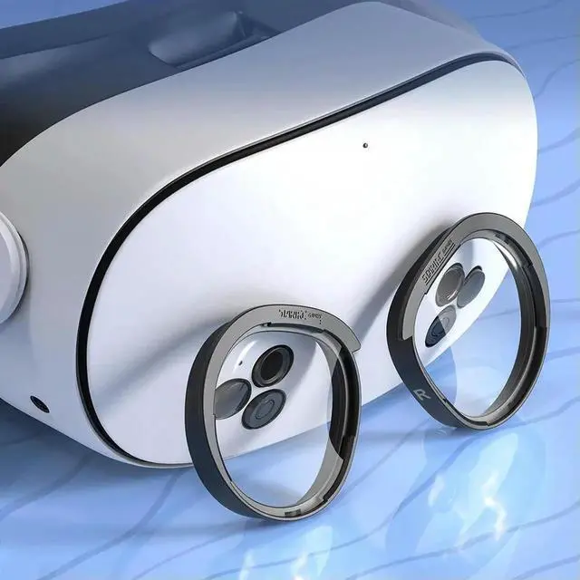 Alt view image 4 of 4 - For Quest 3S Anti-Blue Light Lenses Anti-Scratch Ring Lenses Optical Lenses for Quest 3S VR Glasses VR Accessories