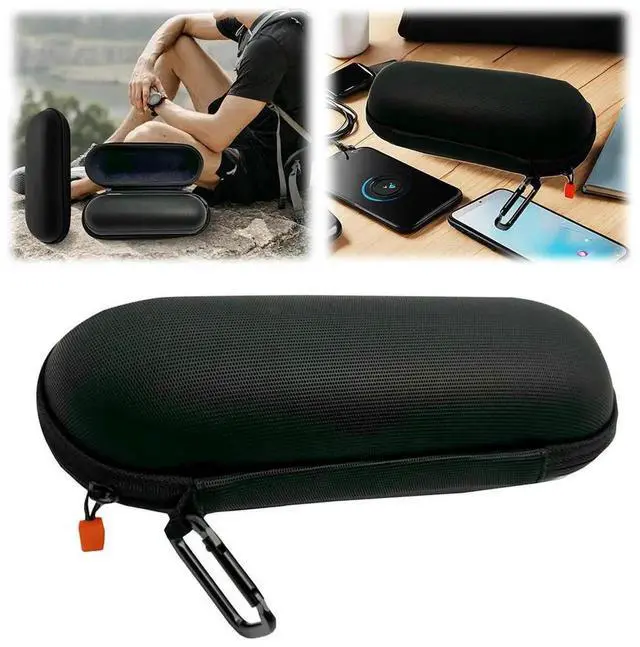 Alt view image 6 of 7 - Hard Carrying Case for Beats Pill Speaker PU Waterproof Protective Travel Case Anti-scratch Hard Travel Case Speaker Accessories