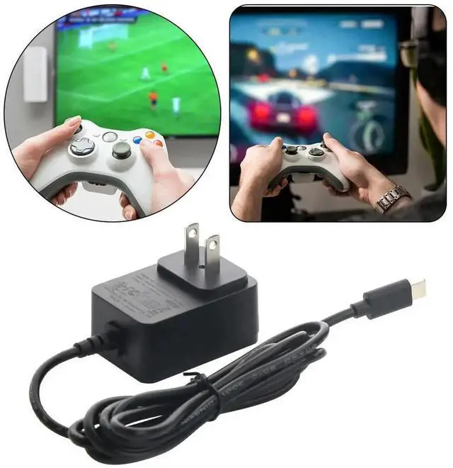 Alt view image 2 of 7 - 15W USB-C Charger AC Power Adapter Portable Travel Charger Power Cord AC Adapter for PS5 Portal/PS5/Switch/XBOX