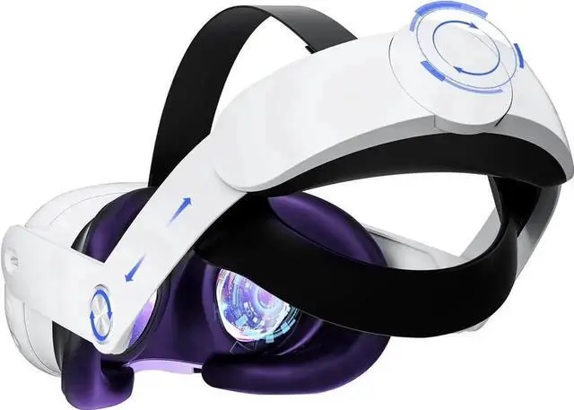 Main image of Head Strap for Meta Quest 3, Comfort Adjustable Elite Strap Replacement for O-culus Quest 3 Reduce Pressure, Soft Cushion VR Headset Accessories For Longer immersion in Virtual Reality Video Games