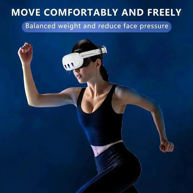 Alt view image 3 of 6 - JAENFONG VR Head Strap Compatible with Me-ta Quest 3, RGB Light Elite Strap with 10000mAh Battery for O-culus/Me-ta Quest 3 Accessories, Extend Playtime & Enhanced Support for Quest 3