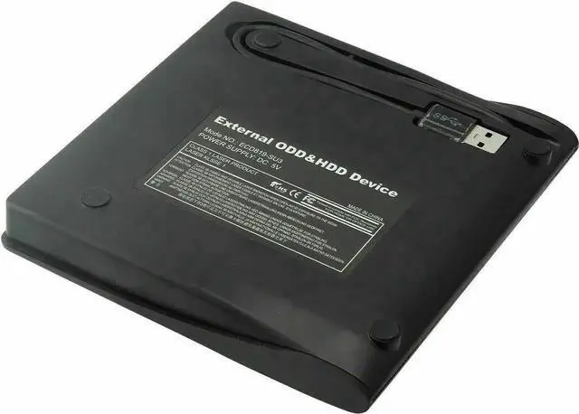 Alt view image 2 of 7 - JAENFONG New Slim Portable External USB 3.0 DVD CD RW Burner Reader Writer Drive Player