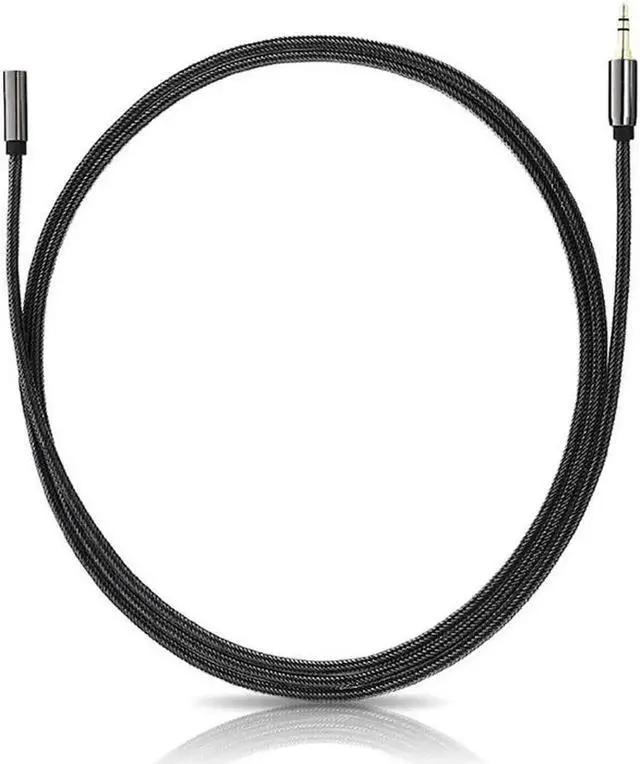 Alt view image 4 of 7 - JAENFONG 3.5mm Male to Female Stereo Audio Extension Cable [Hi-Fi Sound] [Gold Plated Jack] Nylon-Braided AUX Extension Cord Adapter Compatible with iPhone iPad Smartphone Tablets Media Players, 3.3FT