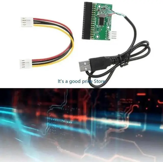 Alt view image 5 of 7 - 1.44MB 3.5inch Floppy Drive Connector 34 Pin to USB Cable Adapter PCB Board Disk to Floppy Disk Drive Connector