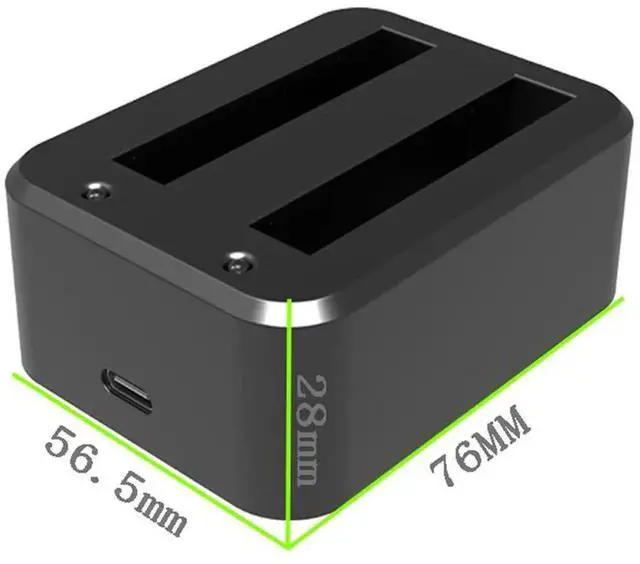 Alt view image 3 of 4 - Plastic Charger HUB Adapter USB Type-C Portable Charger Adapter 5V 3A with Indicator Camera Accessories for X3