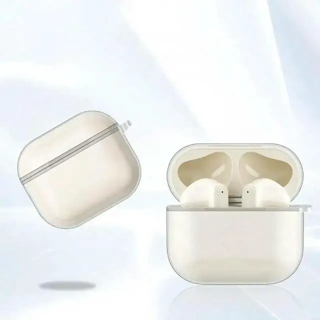 Alt view image 3 of 4 - Clear Soft Silicone Cover For iKF Air01 Wireless Earphones Case Drop Protections Precise Cutout Easy Installation