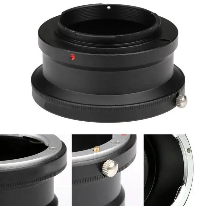 Alt view image 2 of 4 - Lens Adapter Focusing on Infinity Camera Lens Adapter Plastic Adapter Ring for M4/3