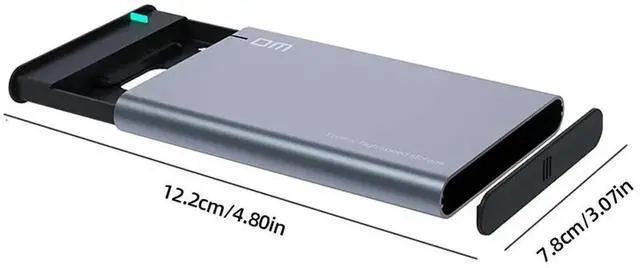 Alt view image 3 of 4 - USB 3.0 To SATA 3 Hard Disk Drive Box External SDD Enclosure for 2.5 Inch 7mm 9mm SSD SATA