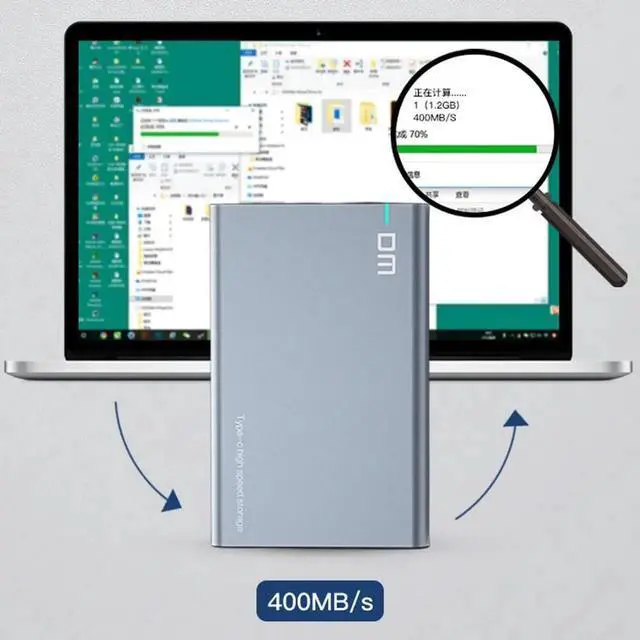 Alt view image 2 of 4 - USB 3.0 To SATA 3 Hard Disk Drive Box External SDD Enclosure for 2.5 Inch 7mm 9mm SSD SATA