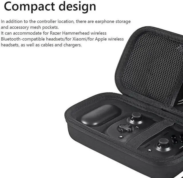 Alt view image 5 of 7 - Hard Carrying Case Waterproof Protective Case Travel Case for Kishi Mobile Game Controller Accessories