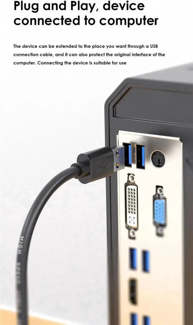 Alt view image 6 of 7 - JAENFONG 3 Pack USB 3.0 A to A Male Cable [3.3FT+3.3FT+3.3FT], USB 3.0 to USB 3.0 Cable USB Male to Male Cable Double End USB Cord Compatible with Hard Disk, Cameras,Laptop Cooler, DVD Player and More
