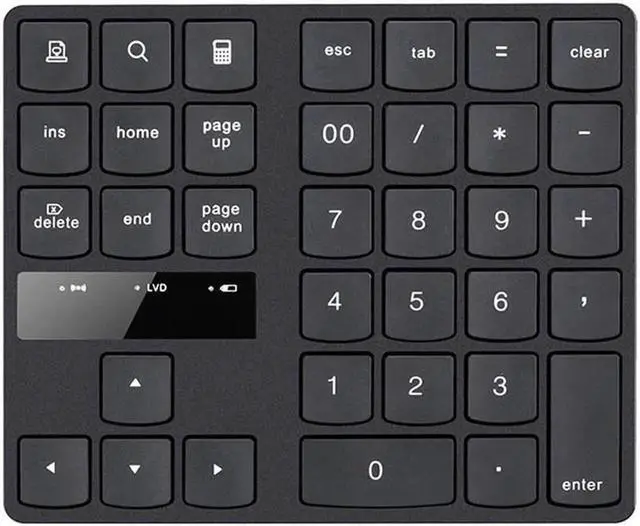Main image of JAENFONG 2.4G USB Wireless Numeric Keypad 35 Keys Charging Digital Keyboard Notebook Laptop Mini Numpad