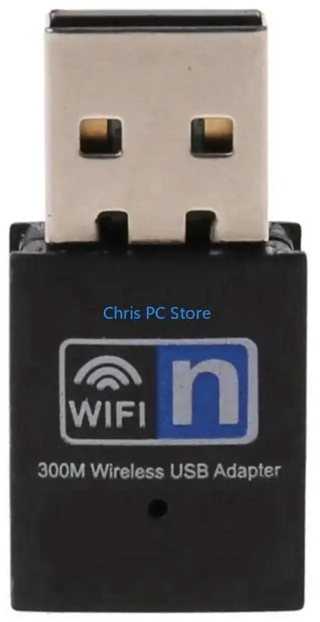 Alt view image 6 of 7 - Mini 300Mbps USB RTL8192 Dongle Adapter Wireless Receiver Card Antenna 802.11 n/g/b wi-fi LAN Adapter