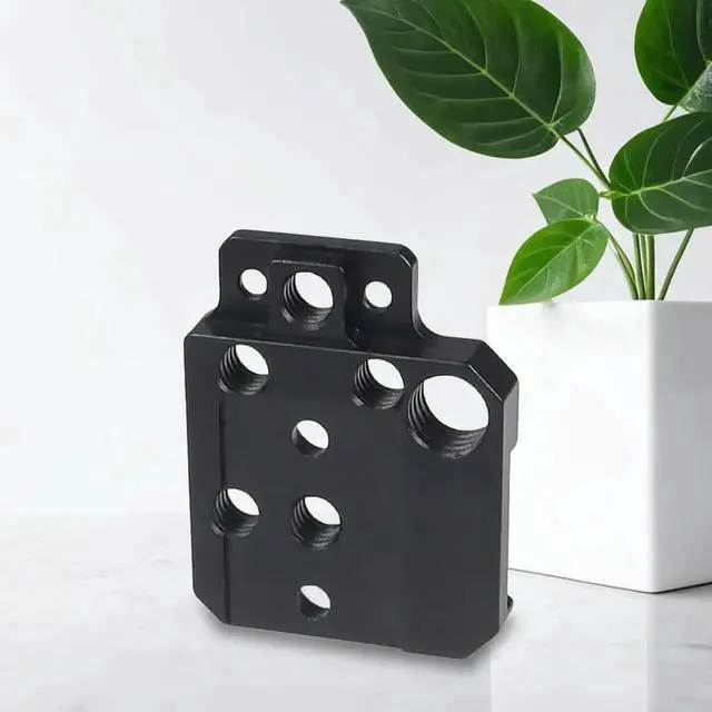 Alt view image 2 of 4 - Expansion Adapter Board with 1/4 3/8 Threaded Holes Cold Shoe Mount Camera Gimbal Bracket for Ronin RS3/RS2/RSC2/SC/S Gimbal