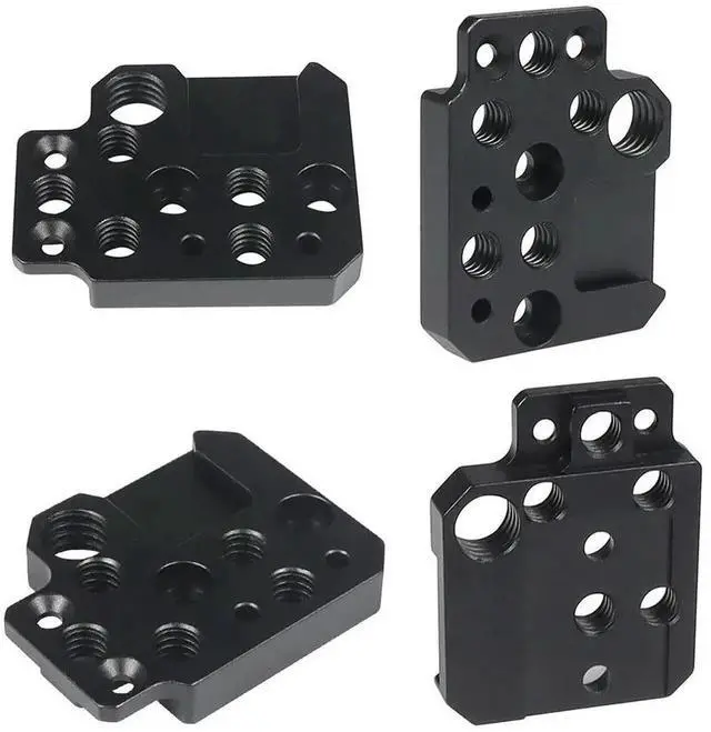 Alt view image 4 of 4 - Expansion Adapter Board with 1/4 3/8 Threaded Holes Cold Shoe Mount Camera Gimbal Bracket for Ronin RS3/RS2/RSC2/SC/S Gimbal