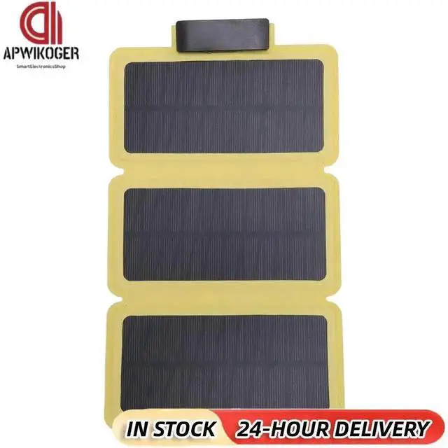 Main image of Outdoor Solar Power Charger Ultra-Thin Portable Solar Power Bank Mobile Power Charger for Camping Hiking Picnic Climbing