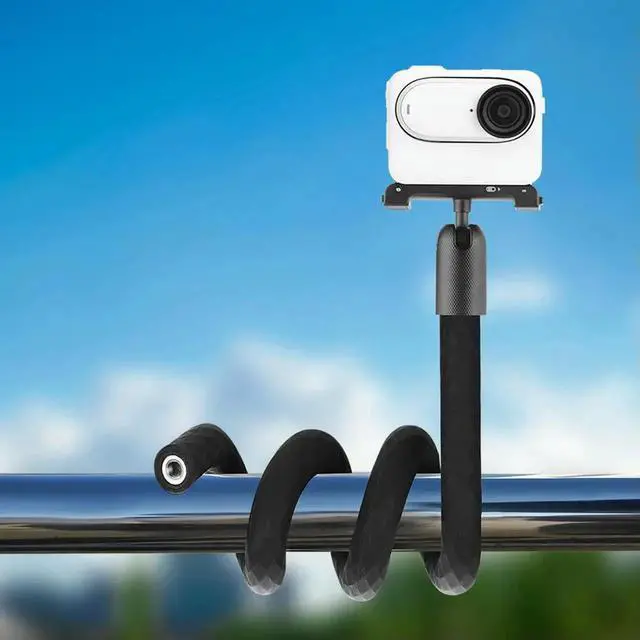 Alt view image 4 of 4 - Action Camera Mount Flexible Mount with 1/4inch Screw Hole Camera Mount Phone Clamp Holder Neck Holder for Camera Phone