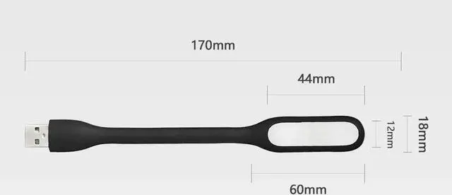 Alt view image 2 of 7 - JAENFONG USB LED Light Lamp for Power Bank, Portable Eye Care Mini Night Light with Flexible Arm, USB Gooseneck Reading Lamps Book Light,Compatible for Desktop, Notebook Laptop (10-Green)