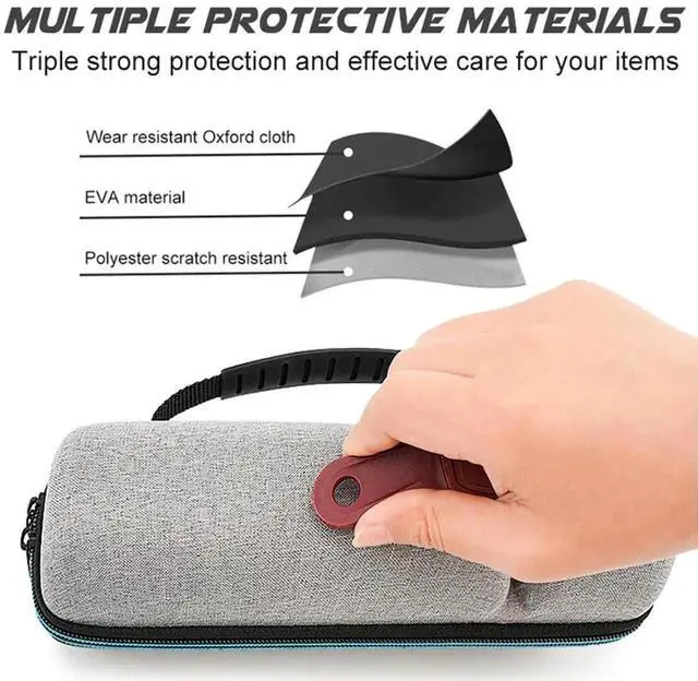 Alt view image 4 of 7 - Hard Travel Case for JBL Flip 7 Flip 6 Flip 5 Shockproof Portable Bag with Handle Hard Carrying Case Speaker Accessories