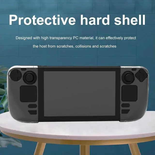 Alt view image 2 of 4 - Split Housing Cover Case with Bracket Game Console Protective Case Replacement Protective Cover Frame Accessories for Steam Deck
