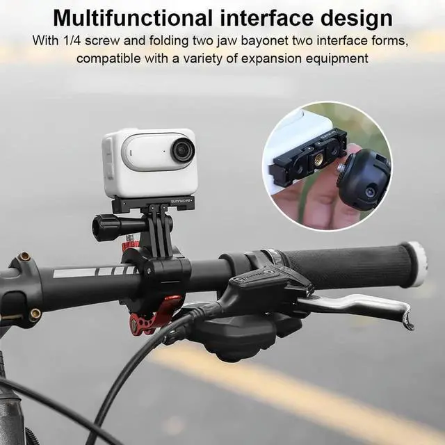 Alt view image 2 of 4 - Magnetic Quick Release Adapter Mount Bracket Action Camera Selfie Stick Tripod Adapter Expansion Adapter for GO 3S/GO 3