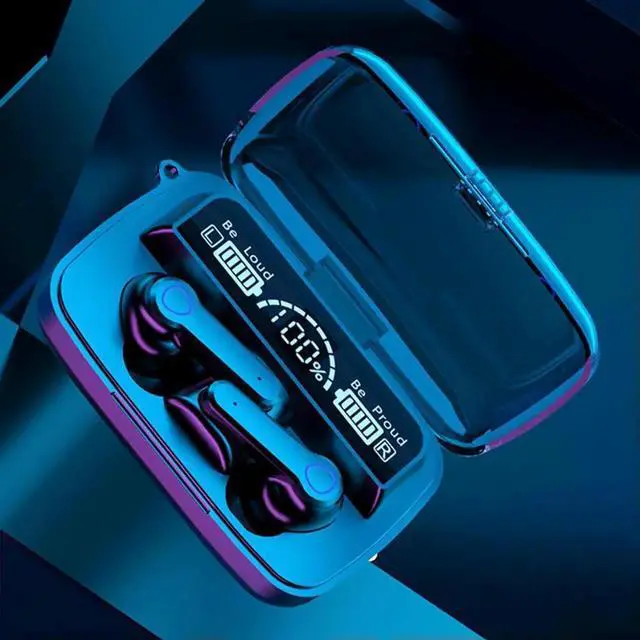 Alt view image 4 of 4 - Wireless Headphones LED Display In Ear Headset Bluetooth-Compatible IPX7 Waterproof for Android 3rd 4th Phone