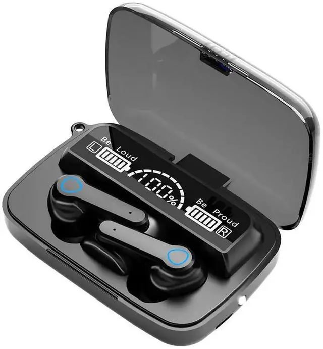 Alt view image 3 of 4 - Wireless Headphones LED Display In Ear Headset Bluetooth-Compatible IPX7 Waterproof for Android 3rd 4th Phone