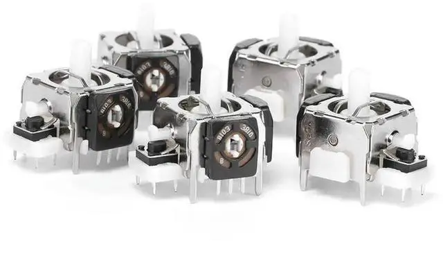 Alt view image 3 of 6 - 5pcs Analog Thumb Joystick Replacement Handle Repair Parts Gamepad 3D Analog Joystick Module for Xbox 360 Gaming Controller