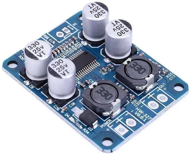 Alt view image 3 of 4 - Mini Power Amplify Circuit Mono Channel TPA3118 PBTL Stereo Amplifier Module DC8-24V for 4-8 Ohms Speaker