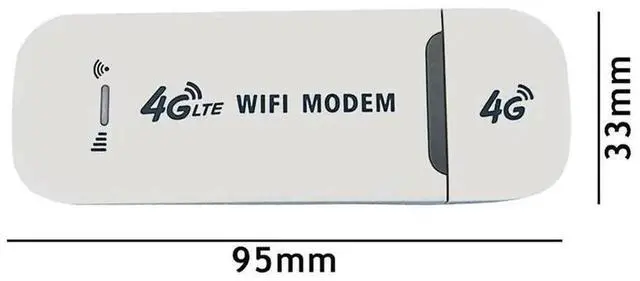 Alt view image 3 of 4 - Plastic USB 150Mbps Modem Stick Portable Wireless Adapter 4G Card Router for Laptop USB Wi-Fi Router
