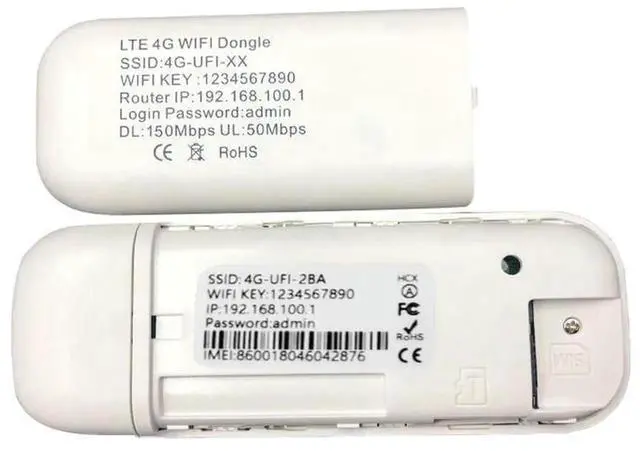 Alt view image 4 of 4 - Plastic USB 150Mbps Modem Stick Portable Wireless Adapter 4G Card Router for Laptop USB Wi-Fi Router